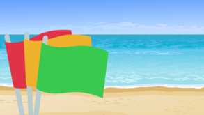 Sabe o que significam as bandeiras que encontra na praia?