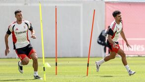 Lenglet e Tomás Araújo juntos no treino