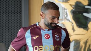 Salah com as cores do Trabzonspor