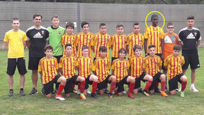Vivaldo Semedo (destacado na foto) nos iniciados do Povoense em 2017/18