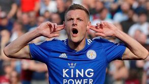 Vardy nos tempos de Leicester