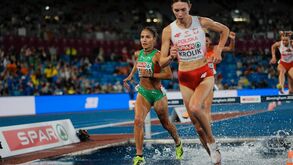 Laura Taborda em ação em Birmingham