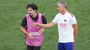 Vitinha e Luis Enrique