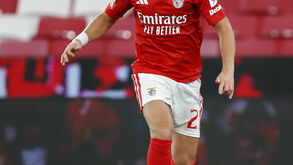 Schjelderup em ação pelo Benfica 