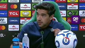Abel Ferreira em conferência de imprensa após empate com o Cerro Porteño