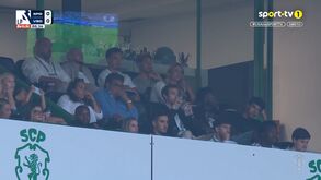 Irankunda assistiu ao Sporting-V. Guimarães no camarote de Alvalade