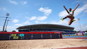 Agate de Sousa na final do salto em comprimento dos Europeus