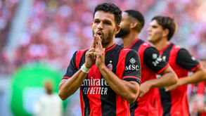 Gonçalo Ramos festeja primeiro golo pelo Milan