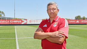 Luís Araújo, treinador dos sub-19 do Benfica 
