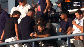 Francesco Farioli no Olival a ver o FC Porto B