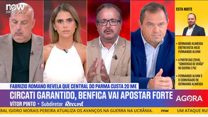 O debate no Record na Hora sobre Tomás Araújo e Alessandro Circati: «Degraus acima? Vamos ver...»
