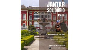 Jantar Solidário Kélé no Palácio dos Marqueses de Fronteira em Lisboa a 5 de Setembro