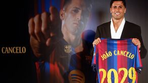Cancelo na apresentação