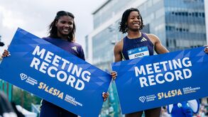 Portuguesa e Alyssa Jones bateram o recorde do meeting