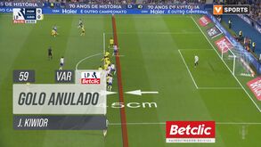 O segundo golo anulado ao FC Porto: André Silva apanhado em fora de jogo após remate de Kiwior