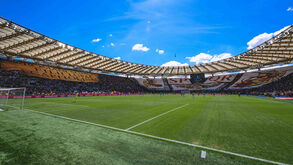 Vista geral do Estádio Olímpico, casa da Roma