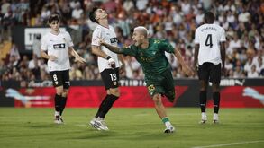 Pablo García marcou na vitória do Betis sobre o Valencia