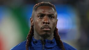 Moise Kean ao serviço da seleção italiana
