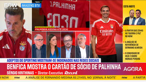 «Tentativa de atingir o orgulho sportinguista»: Palhinha apresentado como sócio 'de prata'