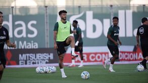 O onze do Sporting para o jogo com o Rio Ave