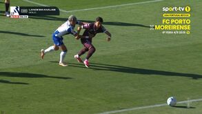 Polémica em Viseu: Académico pediu falta no lance do primeiro golo do FC Porto mas árbitro nada marcou