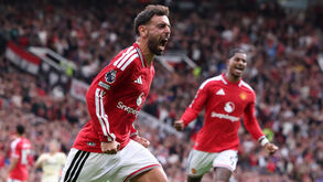 Bruno Fernandes festeja frente ao Ipswich