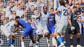 Malick Yalcouyé celebra golo na derrota (3-4) frente ao Chelsea