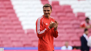 João Palhinha antes do Benfica-Estoril