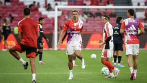 João Palhinha antes do Benfica-Estoril