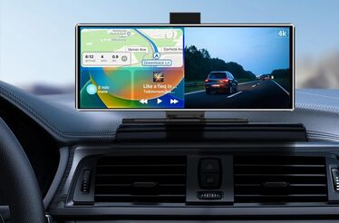 Carro com ecrã 11 polegadas, CarPlay, Android Auto e câmara dupla