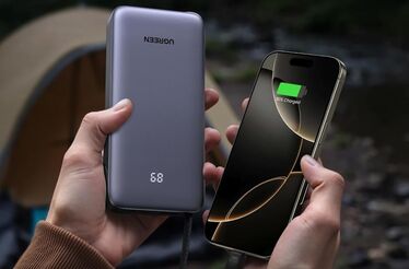 UGREEN 68W powerbank carrega o seu iPhone até 80% rapidamente