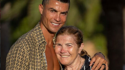 Cristiano Ronaldo com a mãe, Dolores Aveiro