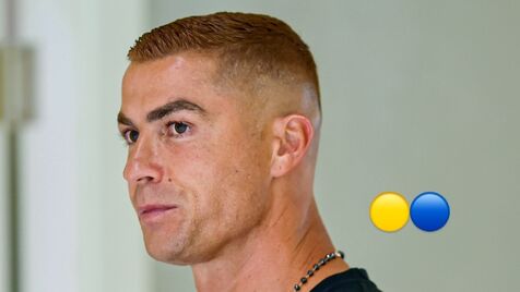 O novo penteado de Cristiano Ronaldo