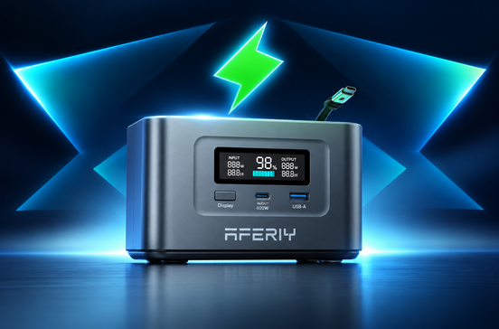 Aferriy Nano100: energia portátil com 98% de carga