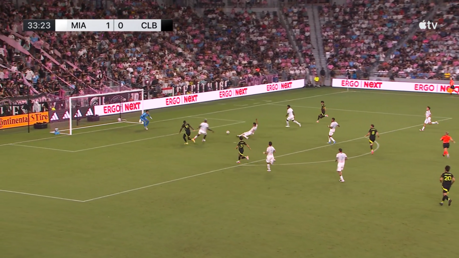 Segundo jogo com a camisola do Inter Miami foi um pesadelo para o internacional brasileiro