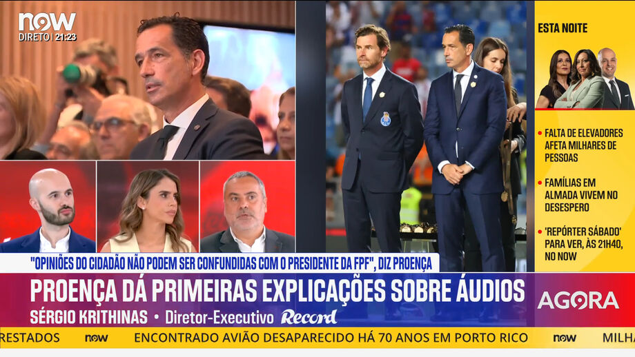 Sérgio Krithinas, diretor executivo de Record, sobre áudios do presidente da FPF
