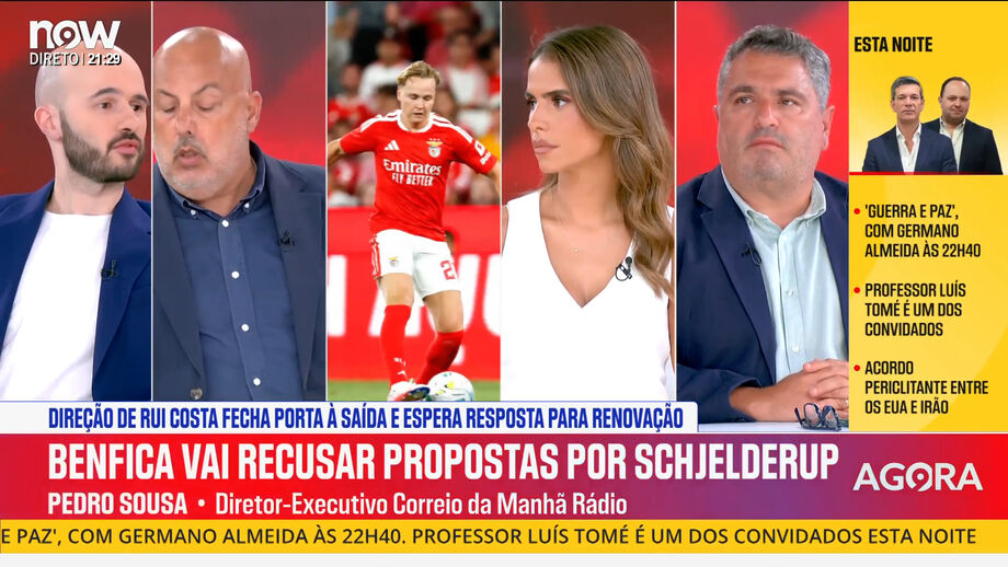 Rafael Soares, subeditor de Record e Pedro Sousa, diretor executivo da CM Rádio, discutem situação do norueguês