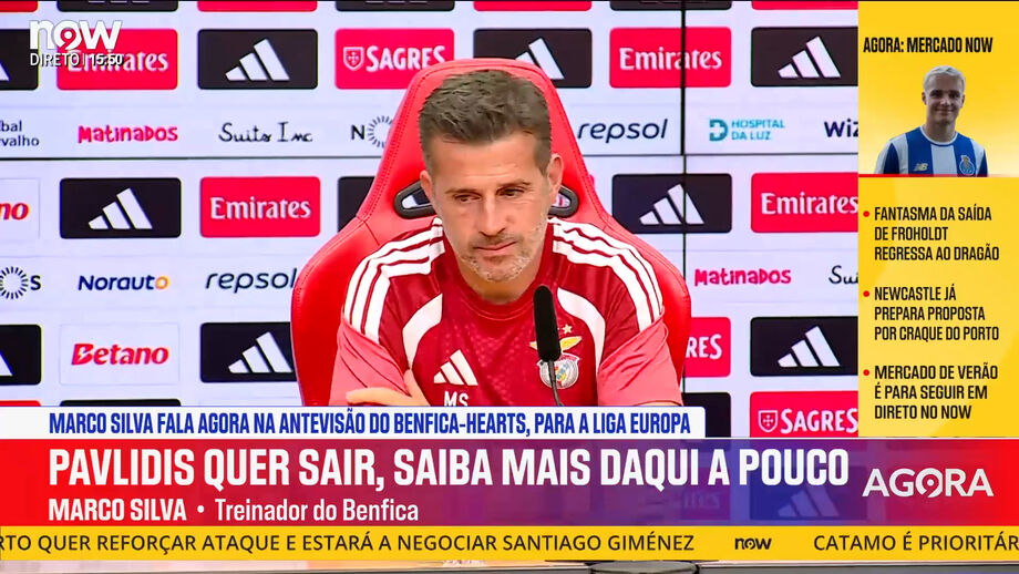 Técnico do Benfica fala da situação dos defesas centrais