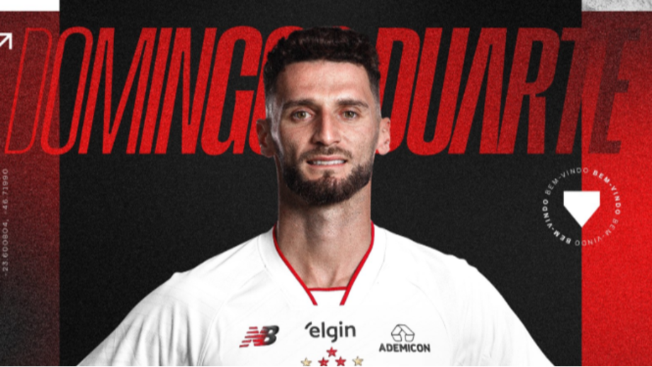Central português Domingos Duarte assina pelo São Paulo até 2028