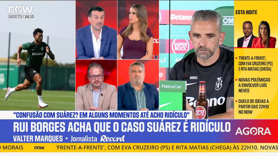 Valter Marques, editor de Record, sobre a polémica no treino do Sporting