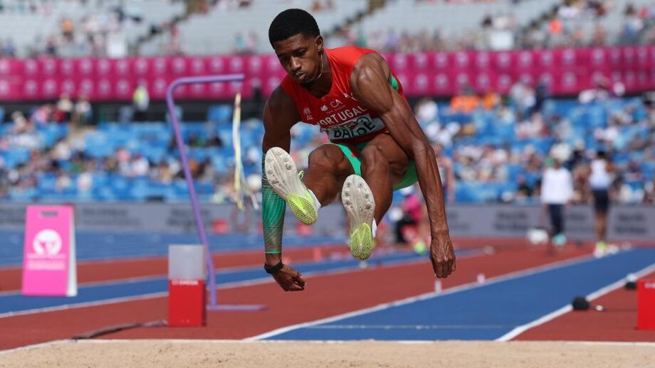 Gerson Baldé nos Europeus de atletismo em Birmingham