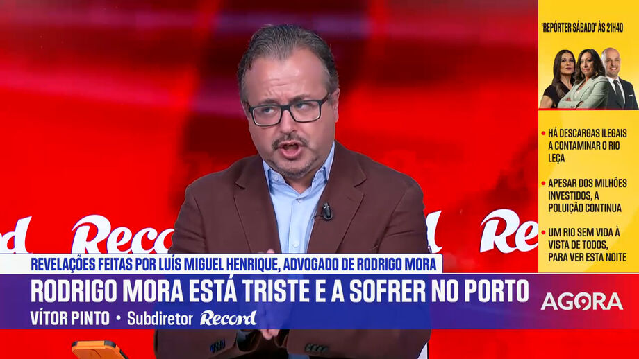Subdiretor de Record analisa situação do criativo do FC Porto