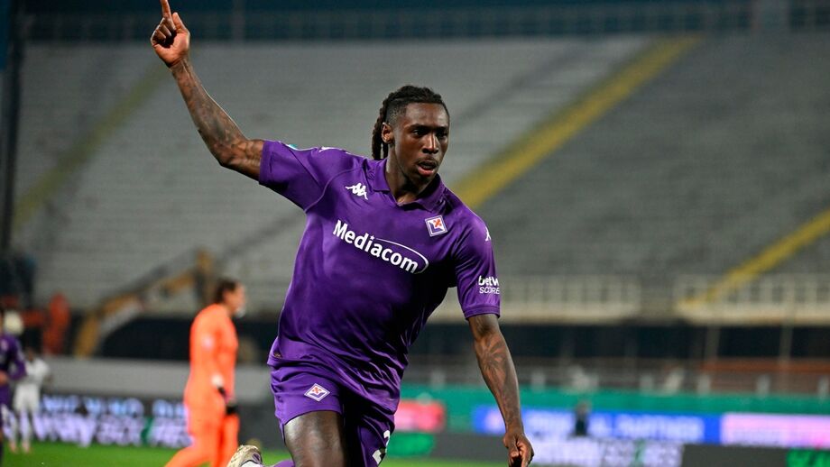Kean em ação pela turma viola