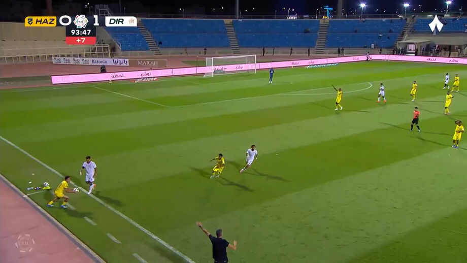 Lance aconteceu na vitória do Al Diriyah frente ao Al Hazem