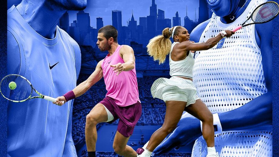 Carlos Alcaraz e Serena Williams