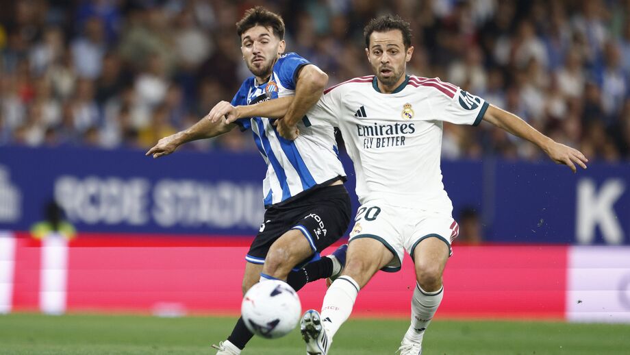 Bernardo Silva ao serviço do Real Madrid