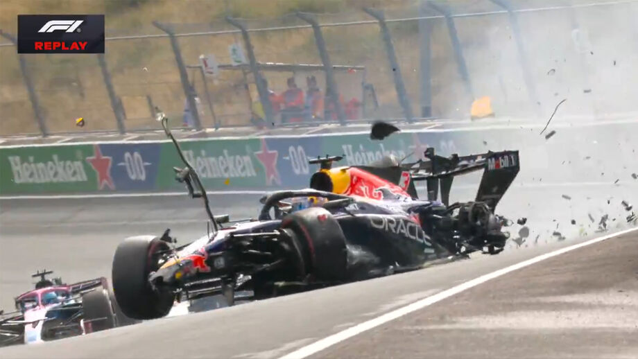  Max Verstappen sofre acidente no GP da Holanda