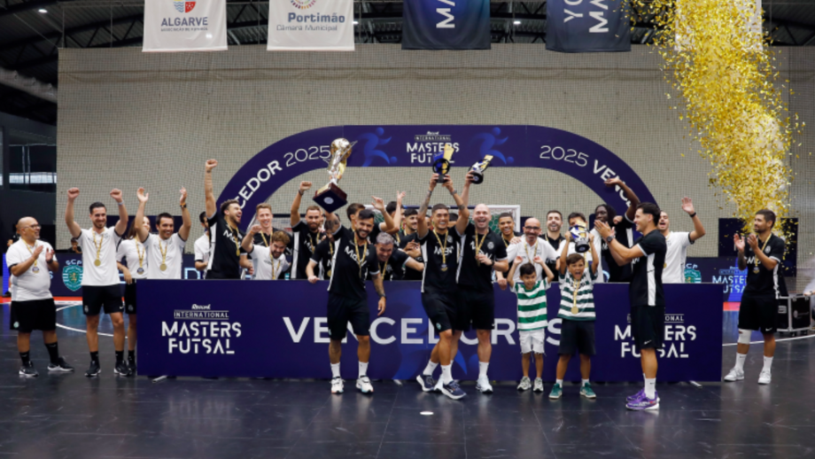 Vencedores do Masters Futsal 2025 em Portimão