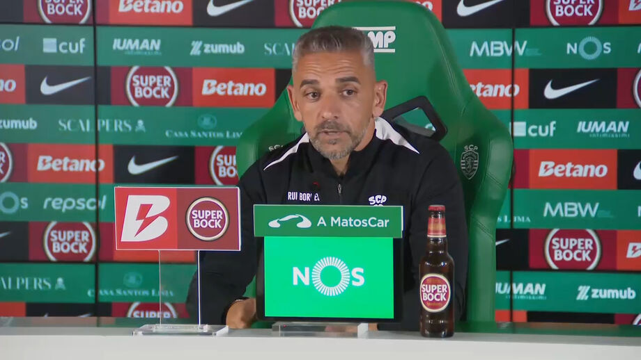Declarações na conferência de imprensa de antevisão ao jogo com o Rio Ave.