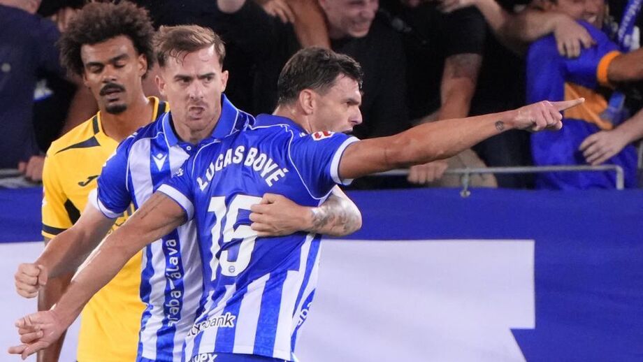 Lucas Boye celebra o golo solitário